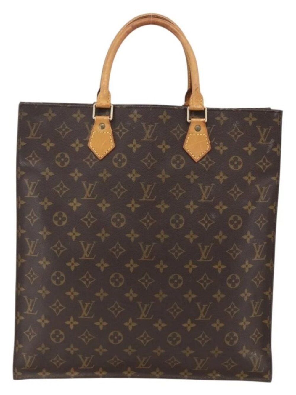 LOUIS VUITTON Monogram Sac Plat Hand Bag M51140 LV Auth bs33031 - Picture 3 of 16
